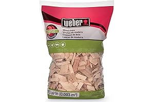 Weber Wood Smoker Apple Chips - Enhance Your Grilling Experience with Rich, Smoky Flavor