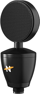 Neat Worker Bee II - Cardioid Medium Diaphragm Condenser Microphone with Internal Capsule Shock Mount, for Recording, Podcasting, Streaming, and Gaming, XLR Output - Black