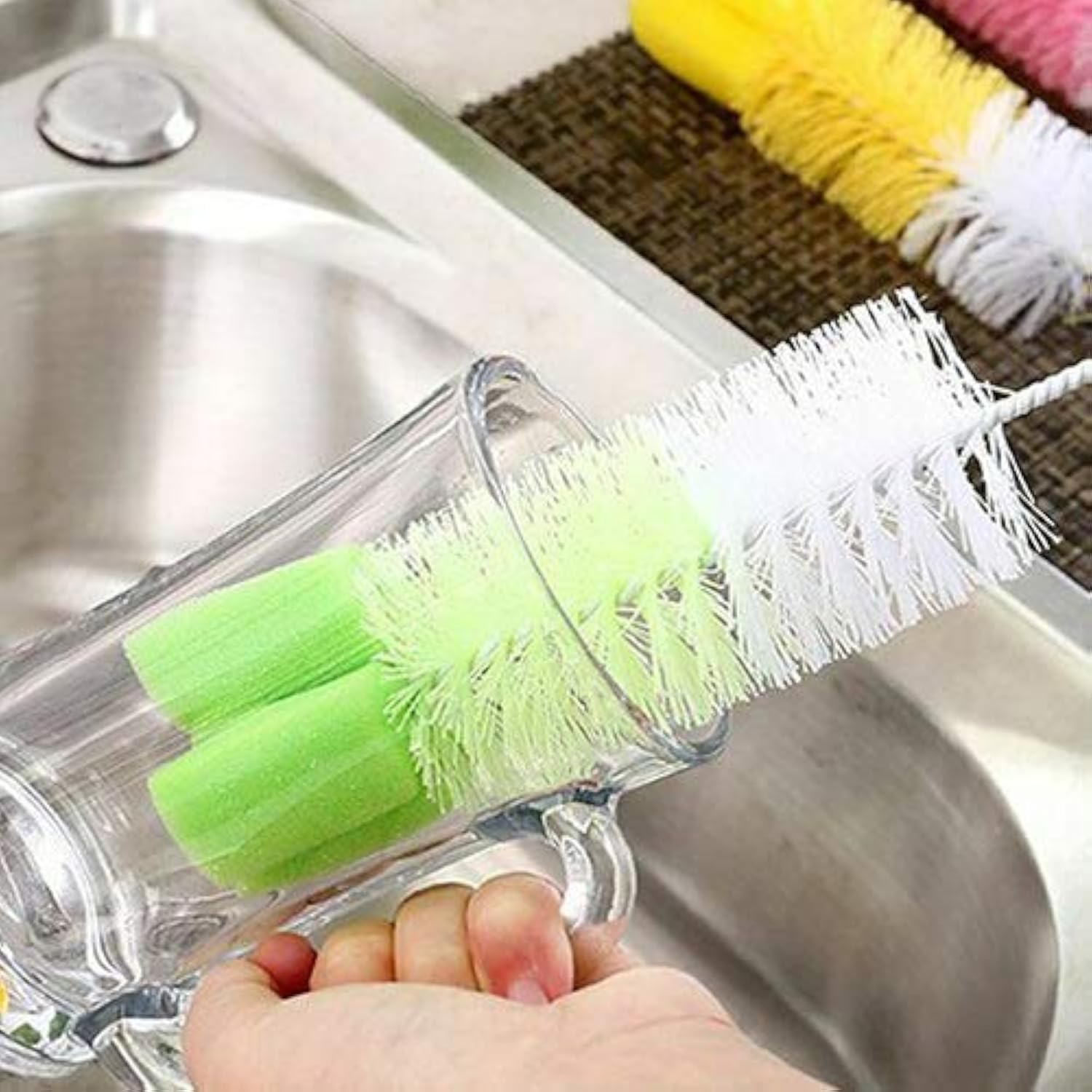 WIDEWINGS Bottle Cleaning Brush Stainless Steel Handles (Multicolor) (B08PFPB5XH) Amazon Price History, Amazon Price Tracker