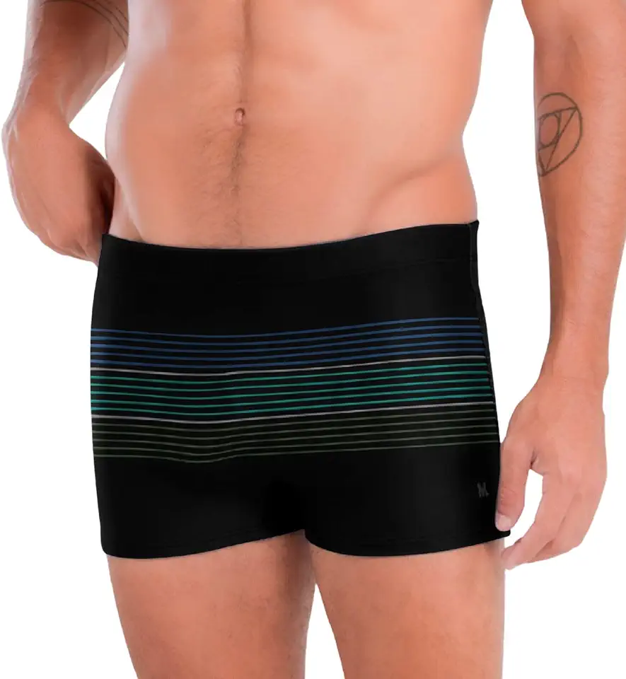 Sunga Boxer Mash Praia Piscina Dryfast Colorida Masculina
