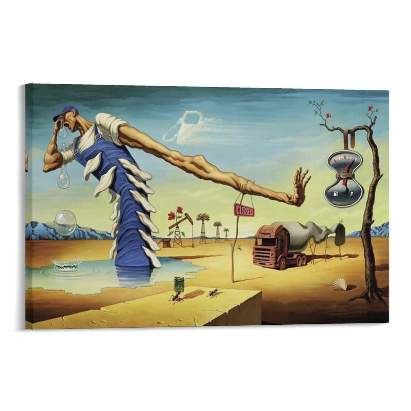 Salvador Dali Wall Art Home Wall Decorations for Bedroom Living Room Oil Paintings Canvas Prints-391 Painting On Canvas Wall Art Poster Scroll Picture Print Walls Decor Home Posters 24x36inch(60x90cm) — image 1