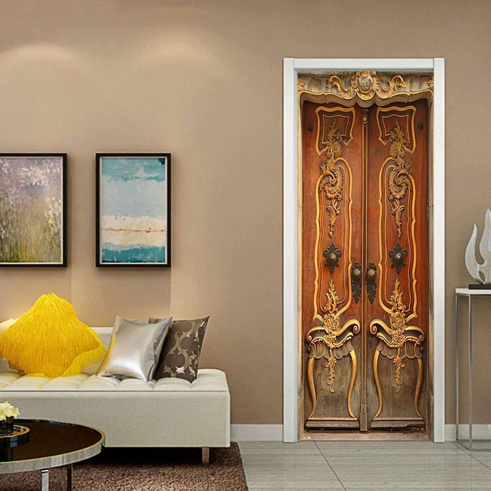 3d Adesivi Per Porte Ascensore Murale Autoadesivo Decorazione Della Casa Adesivi Murali Camera Da Letto Soggiorno Adesivi Artistici Rimovibili-90x200 cm 3d Adesivi Per Porte Ascensore Murale Autoadesivo Decorazione Della Casa Adesivi Murali Camera Da Letto Soggiorno Adesivi Artistici Rimovibili-90x200 cm