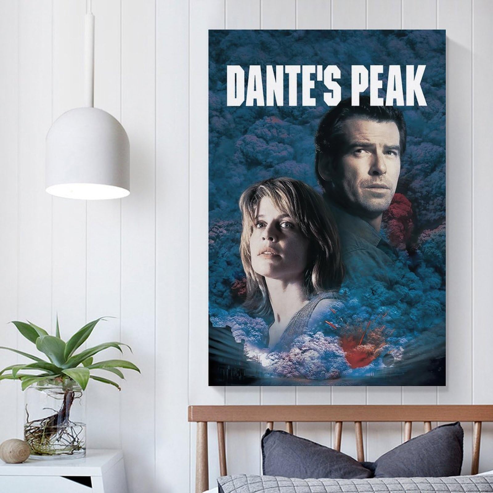 Amazon.com: Dante's Peak Movie Poster Canvas Art Posters for Room