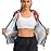 Junlan Sauna Suit for Women Sweat Sauna Pants Weight Loss Jacket Gym Workout Vest Sweat Suits for Women(Red Jacket Only,Medium)