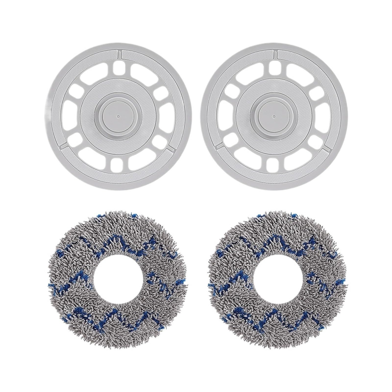 Hizon Set2 Mop Rag Holder Mount，Compatible For Ecovacs，X5 Pro X5 Max Robotic Vacuum Mop Pad Bracket Replacement Part