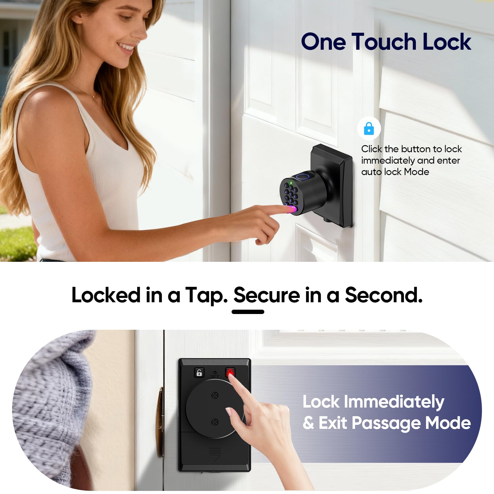 Smart Keyless Door Lock - Keypad Entry -2 Smart Keyless Door Lock - Keypad Entry -2