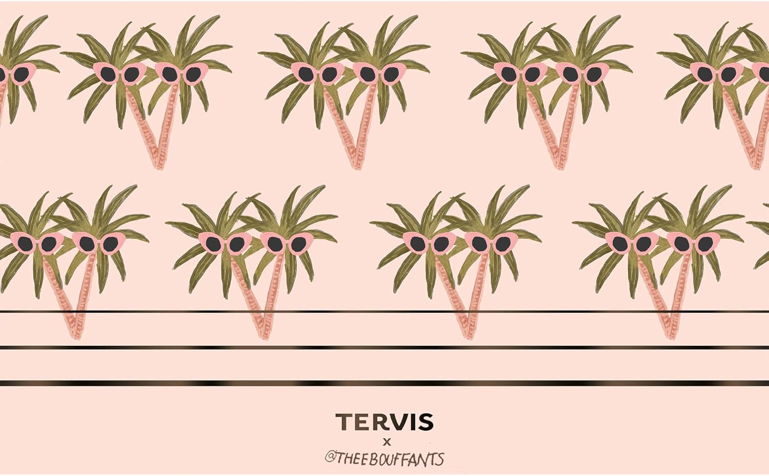 Tervis Traveler Bouffants and Broken Hearts Peeping Palm Parade Triple Insulated Insulated Tumbler Travel Cup Keeps Drinks Cold & Hot, 20oz, Stainless Steel - Image 2