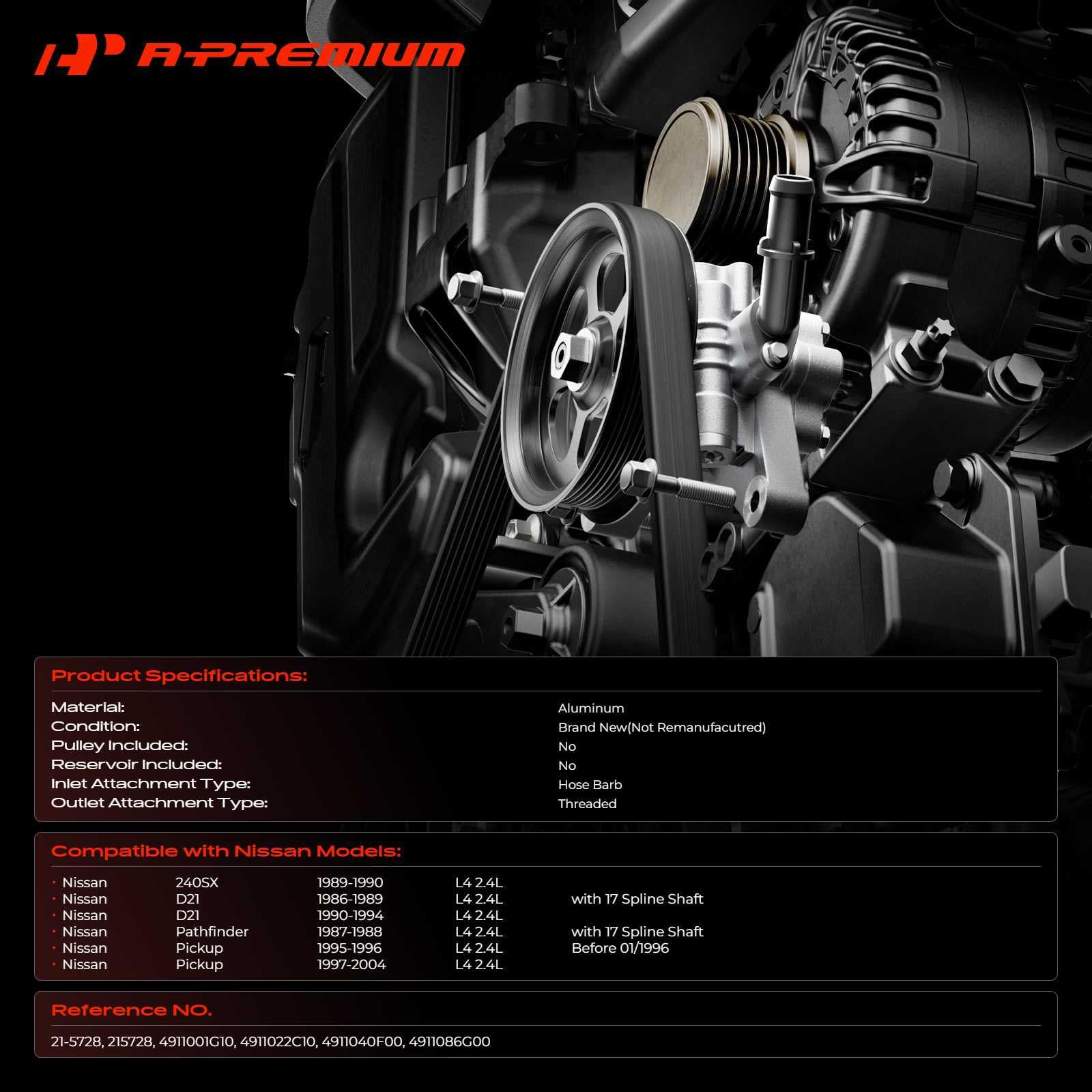 Amazon | A-Premium パワーステアリングポンプ 日産パスファインダー