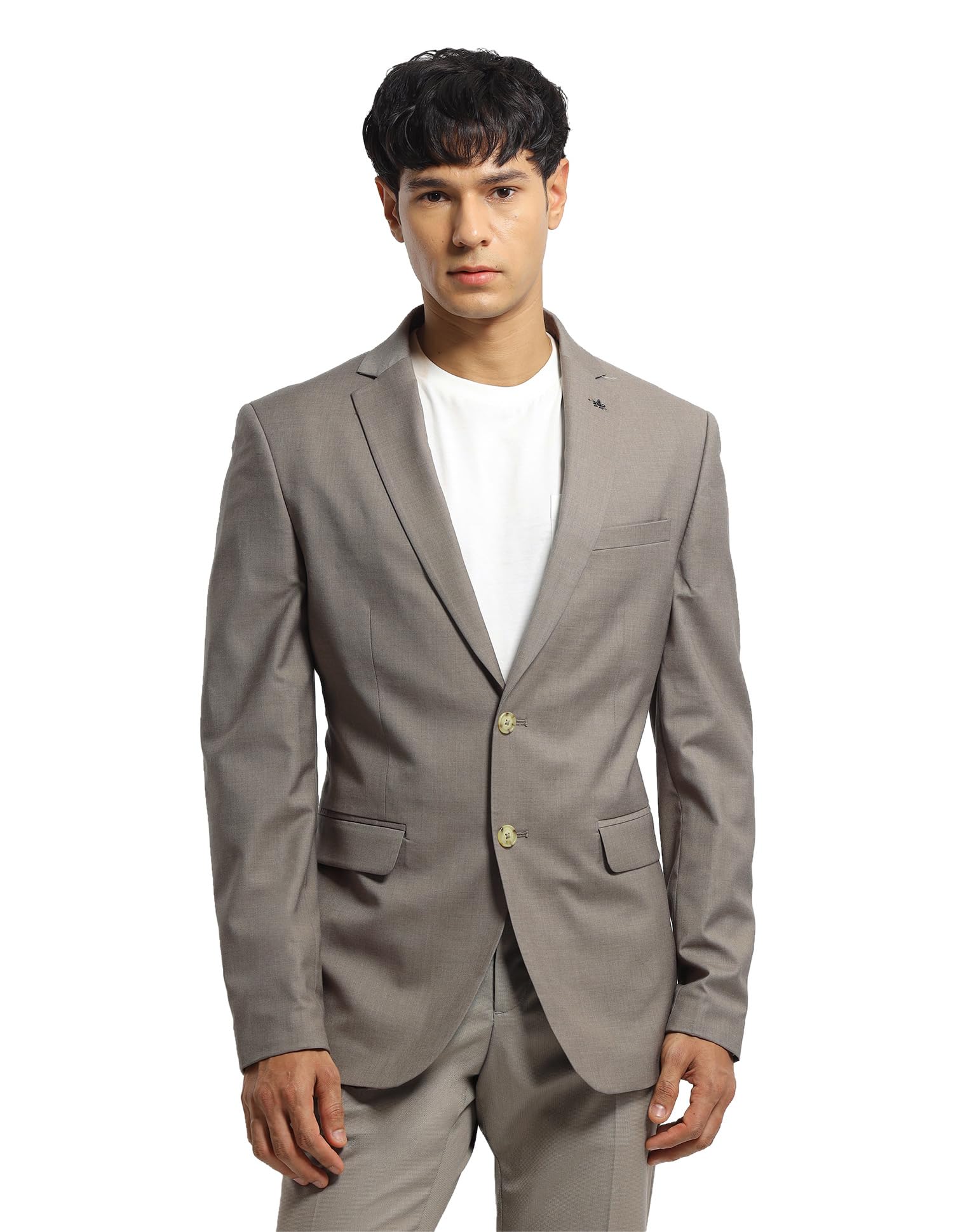 arrow Men's Tailored fit Textured Blazer-picture-52