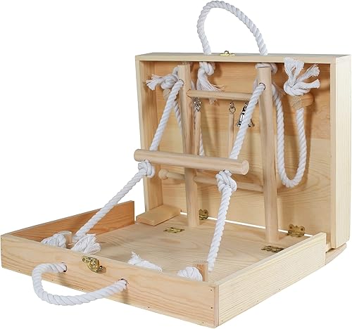 Miniatura 8 de PENN-PLAX Bird Life - Corralito plegable, perfecto para periquitos, tortolitos, cacatúas y conures, gran solución de almacenamiento, tamaño extra