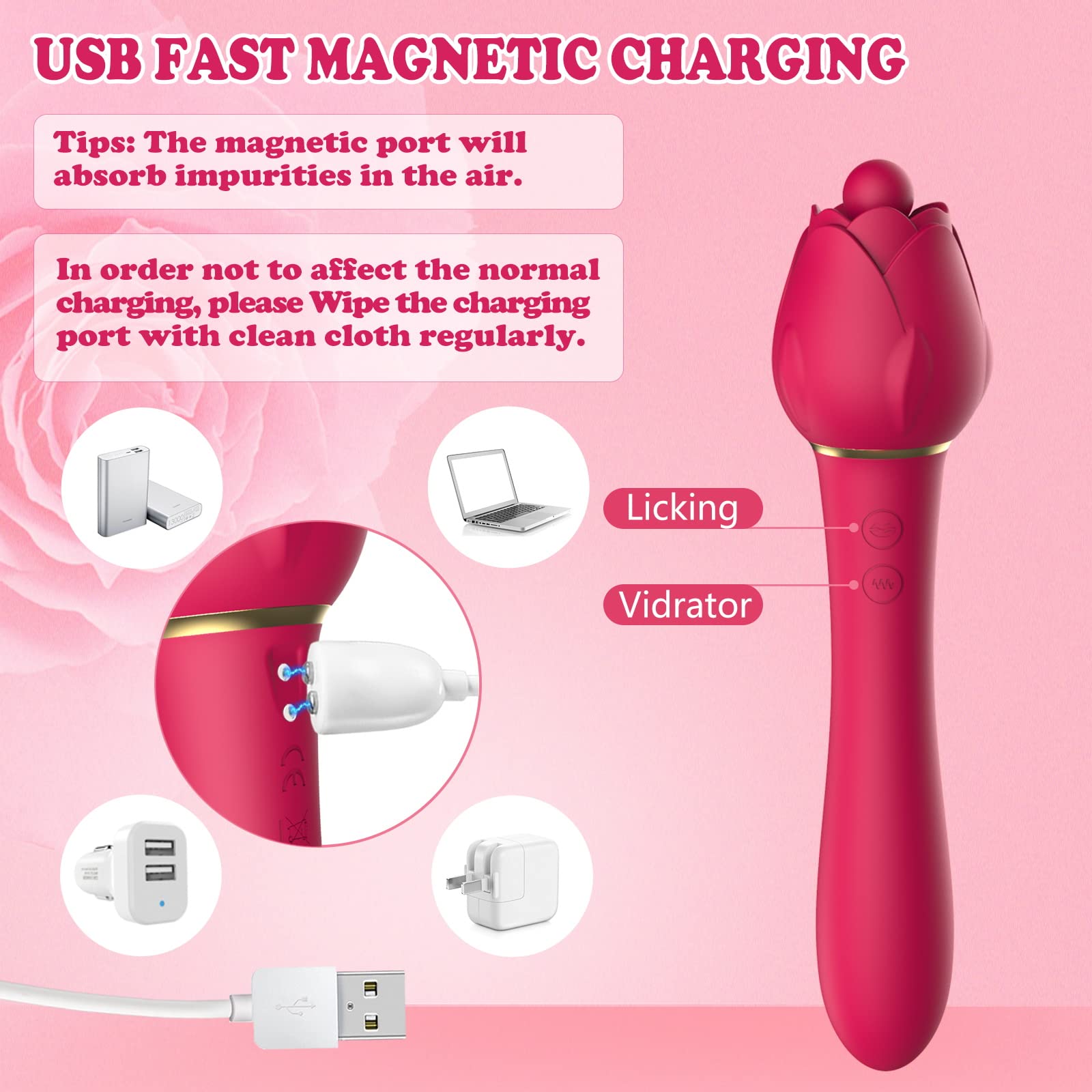 Rose Toy, Rose Sex Stimulator for Women, Clitoral G Spot Tongue Licking  Vibrator Nipples Massager Vaginal Breast Sex Toys for Female Masturbation &  Couples Foreplay : Amazon.com.au: Toys & Games