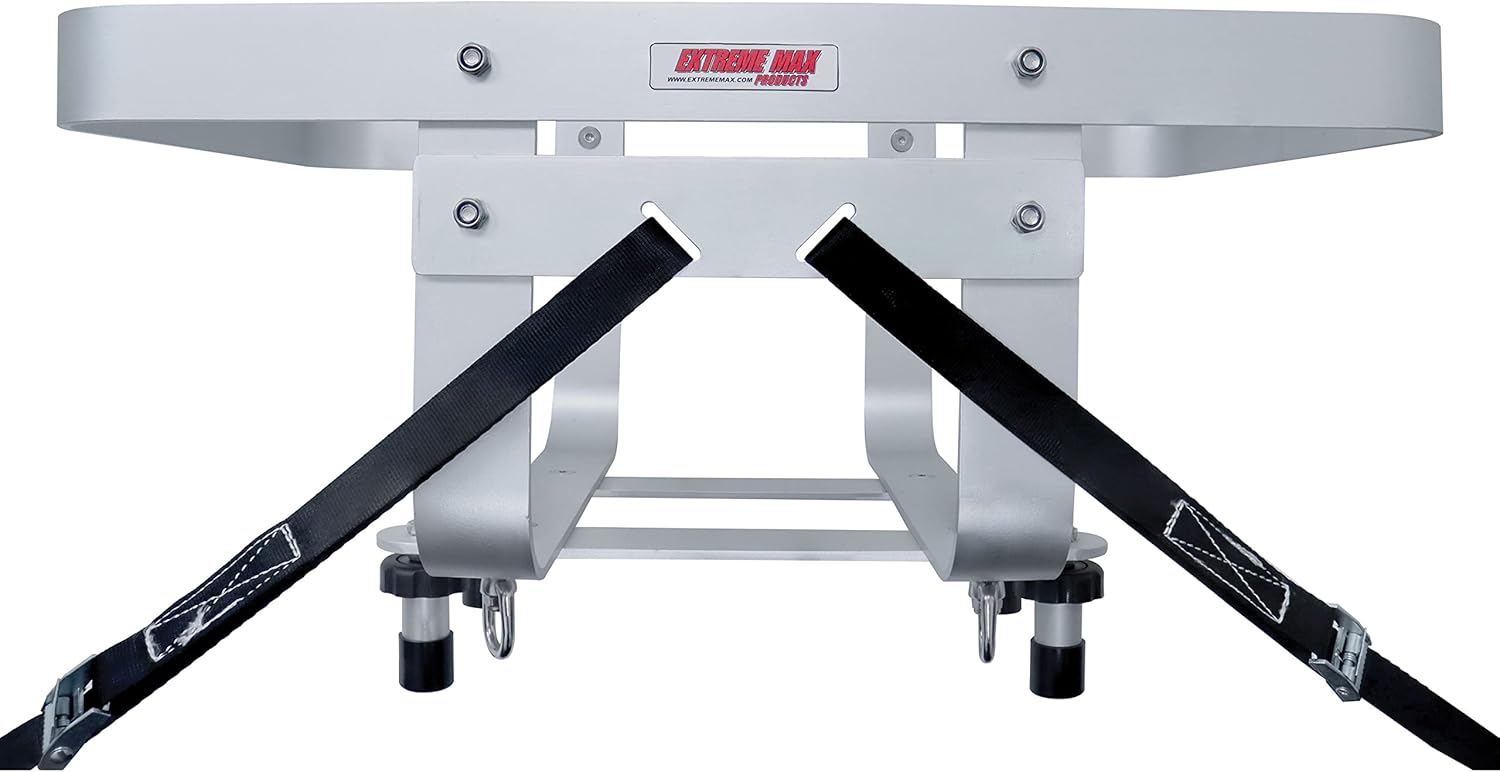 Extreme Max 3005.5254 BoatTector Aluminum PWC Cargo Rack/Cooler Holder - Compatible with RotoPax Fuel Can Mounts