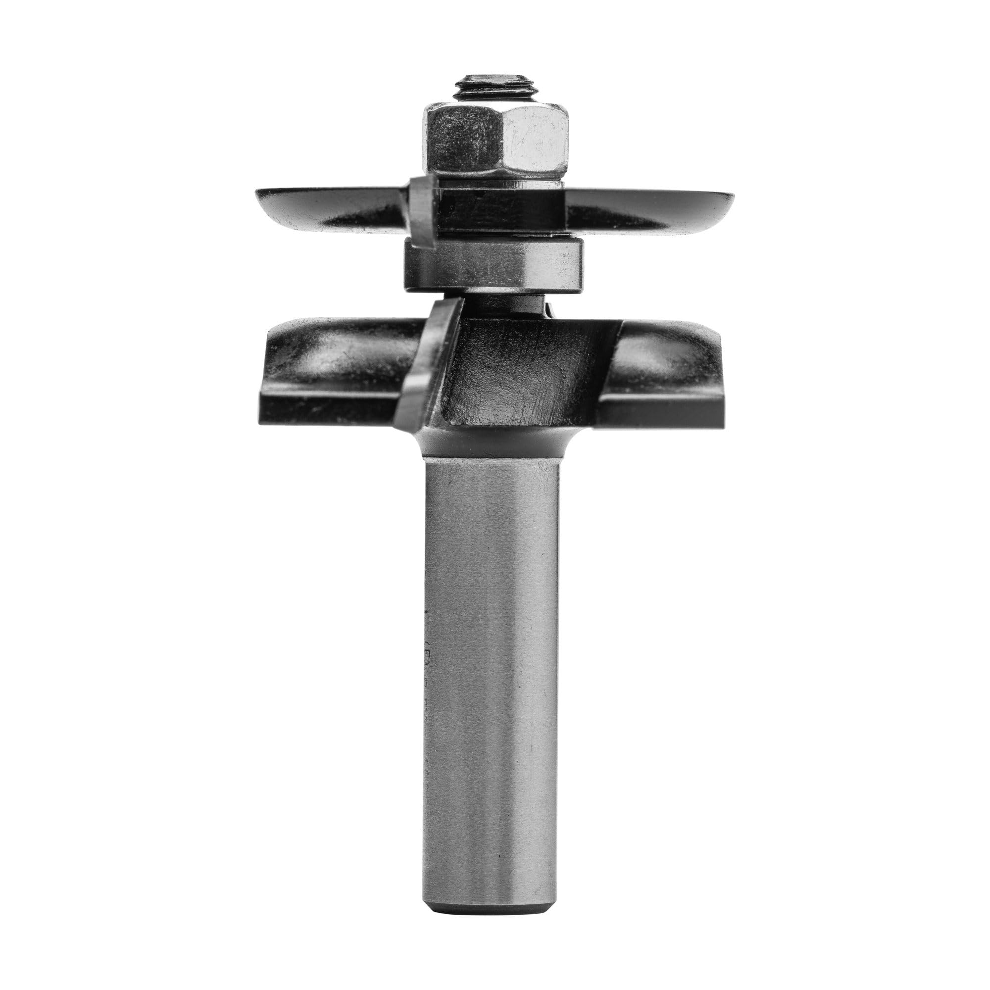 ENT Fresa A Candela In Carburo Di Tungsteno 63,5 Mm - Gambo 12 Mm, Con Tagliente Inferiore, Per Legno E Pannelli