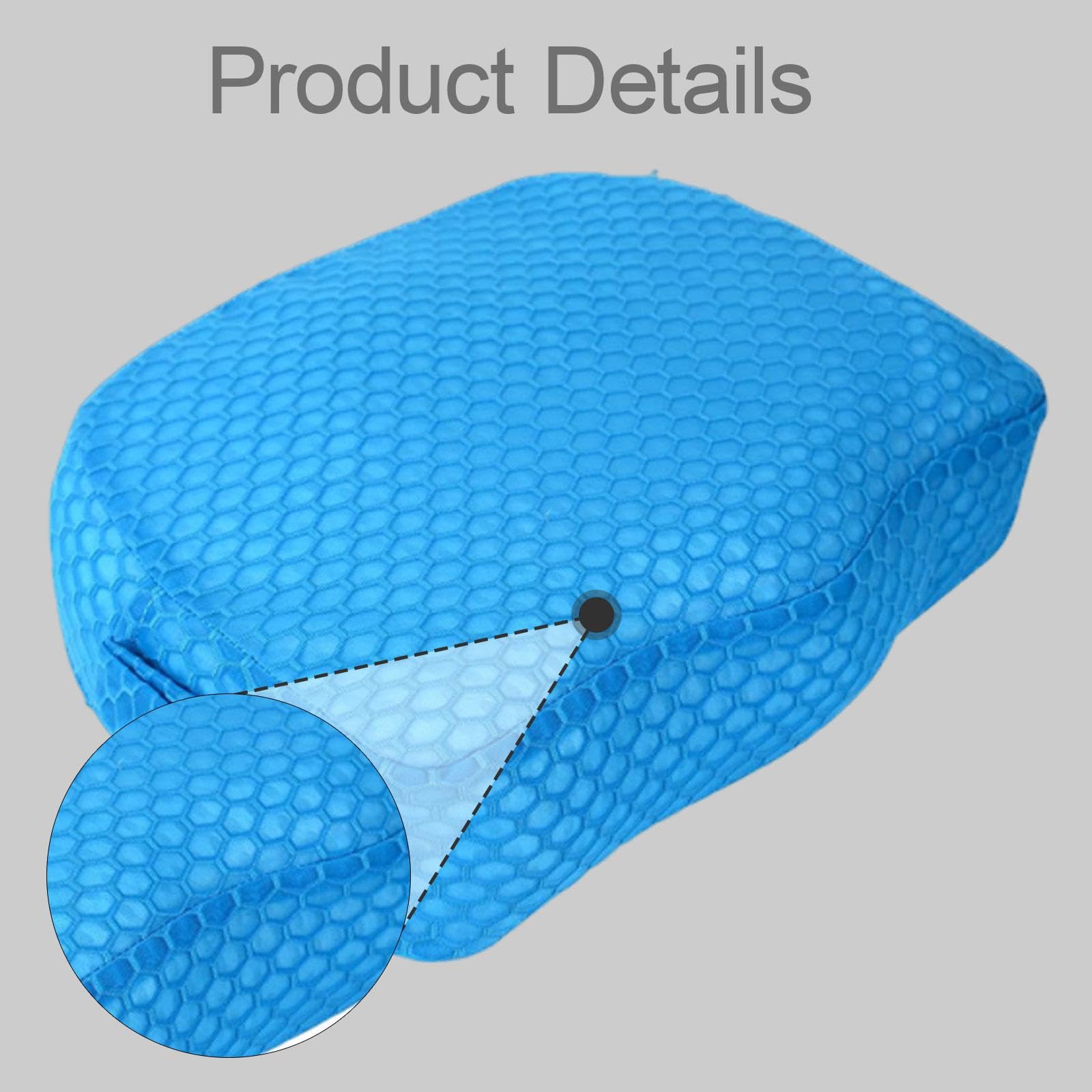 Baoblaze Rialzo per Sedile idromassaggio, Sedile Spa, Cuscino Comfort Portatile e Imbottito per Interni ed Esterni, Hotel, sgabelli da Doccia, Blu