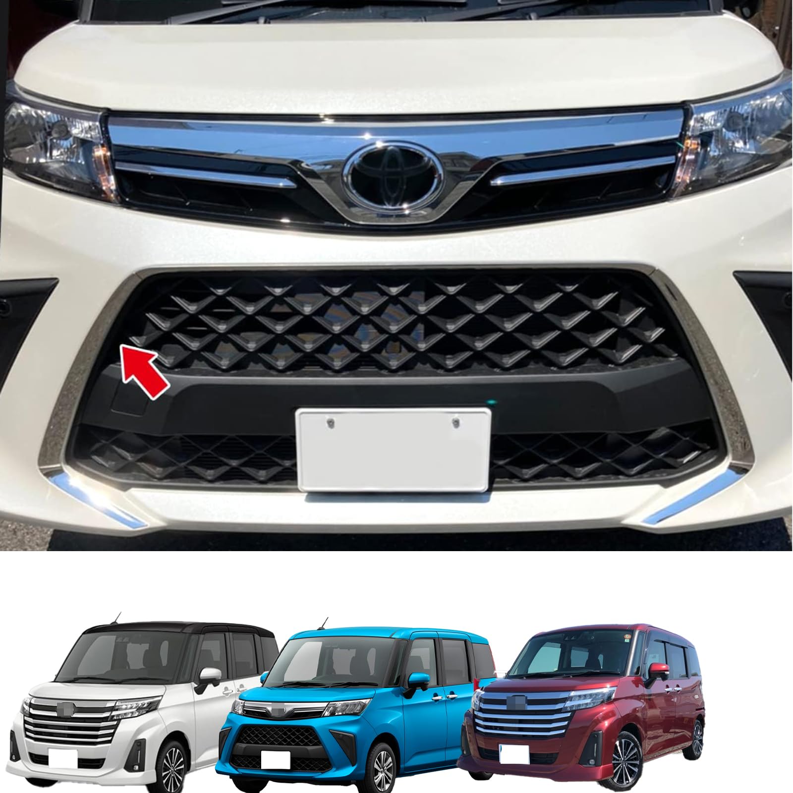 ルーミー　タンク　M900A フロントバンパ　カメラ M900A/M910A ルーミー 純正 フロントバンパー 52119-B1350 スポイラー