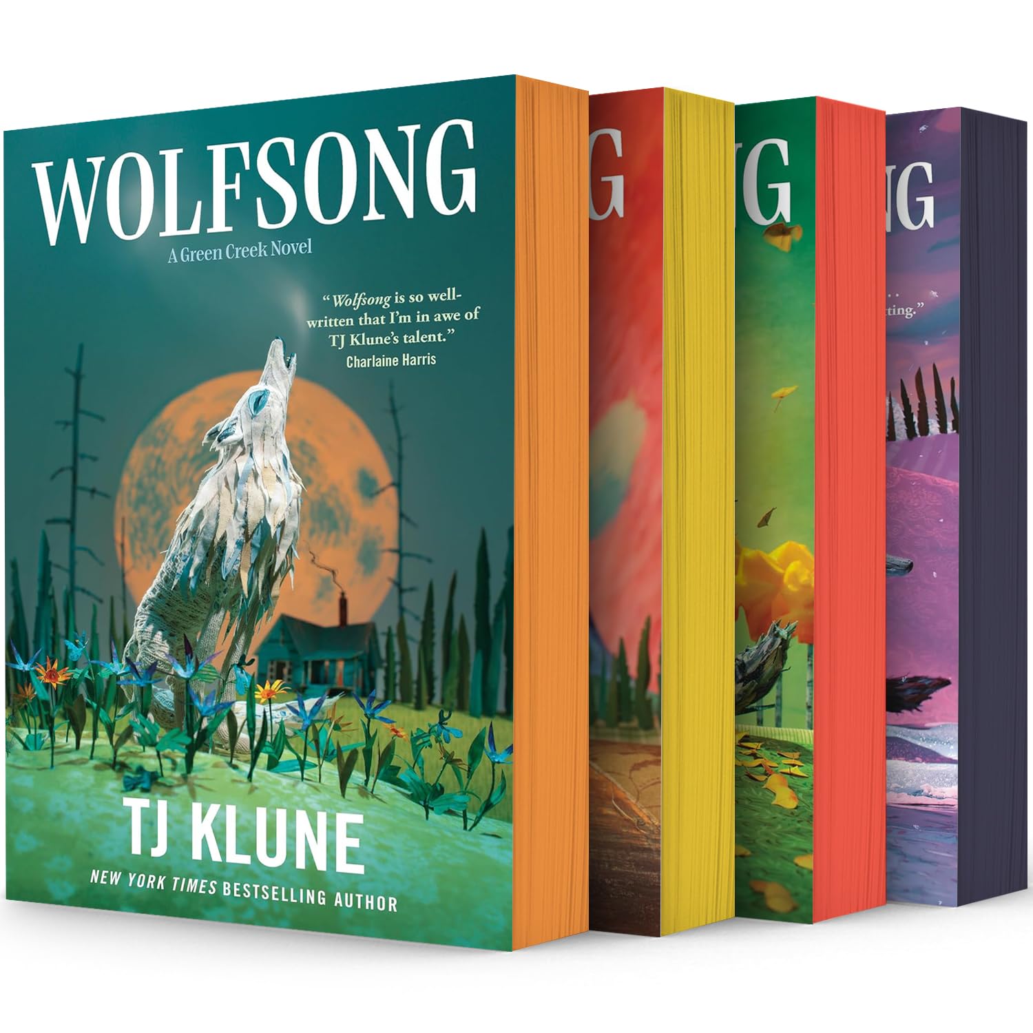 A Green Creek Novel Series Collection Books, Set of 4 Books. Wolfsong, Ravensong, Heartsong, Brothersong by TJ Klune