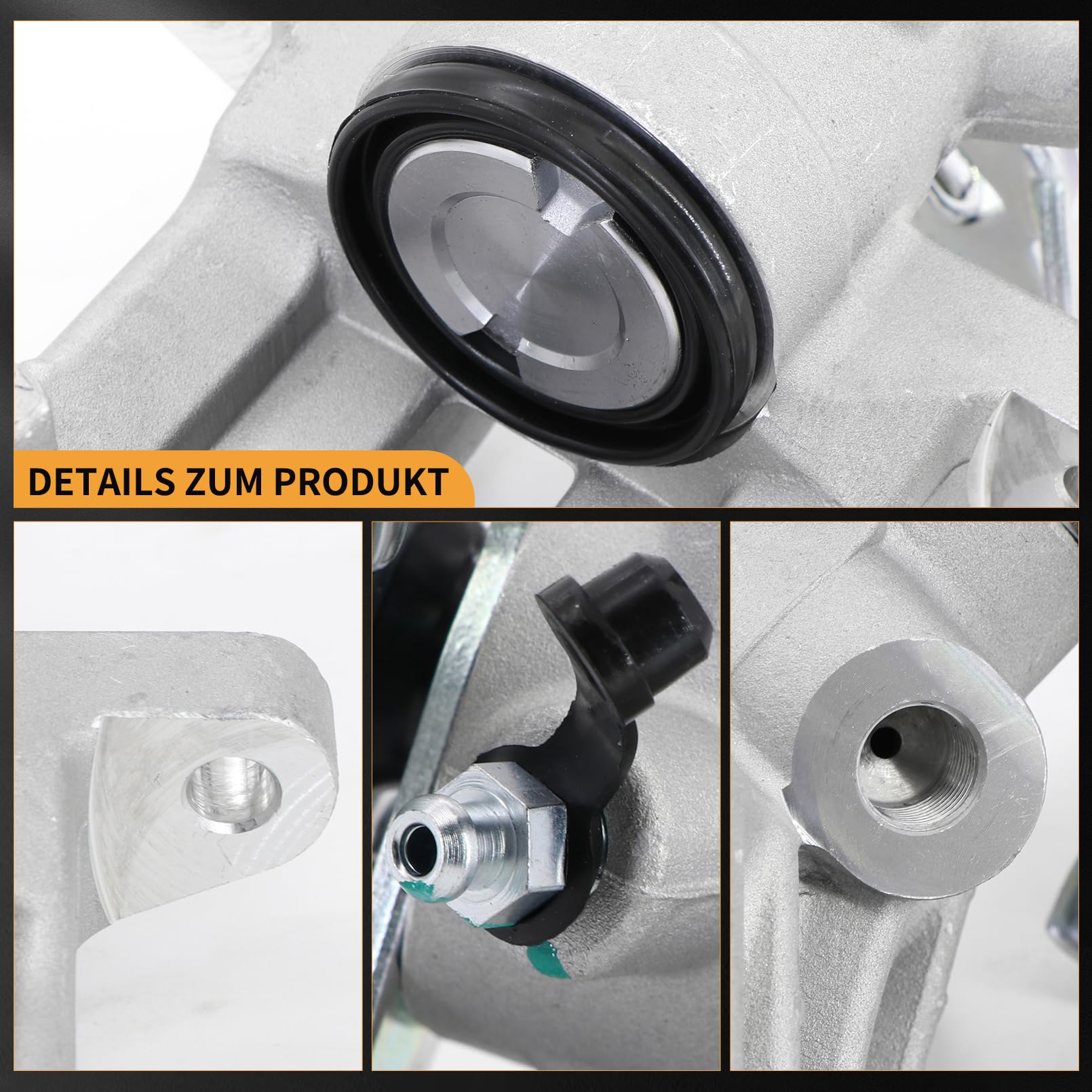 Bremssattel Bremszange Hinten Links Kompatibel mit AU-DI A3, TT, SE.AT ALTEA, TOLEDO, SKO-DA OCTAVIA 2 SUPERB 2, YETI, V.W EOS GOLF 5, GOLF 6, JETTA, SCIROCCO Replace# 1K0615423A 1K0615423J