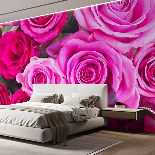 Miniatura 4 de wall26 - Mural de papel pintado para pared, elegante, autoadhesivo, de gran tamaño, removible, con diseño floral de rosas