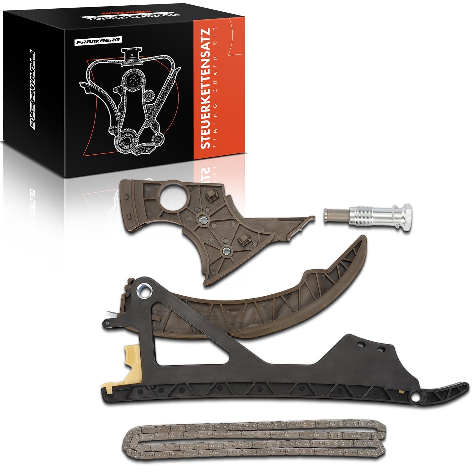 Frankberg Kit de cadena de distribución cadena de distribución 11317516088 | Compatible con: Serie 1 Convertible E88, Serie 1 E81, Serie 3 Coupé E92, Serie 3 Touring E91, Serie 3 E90
