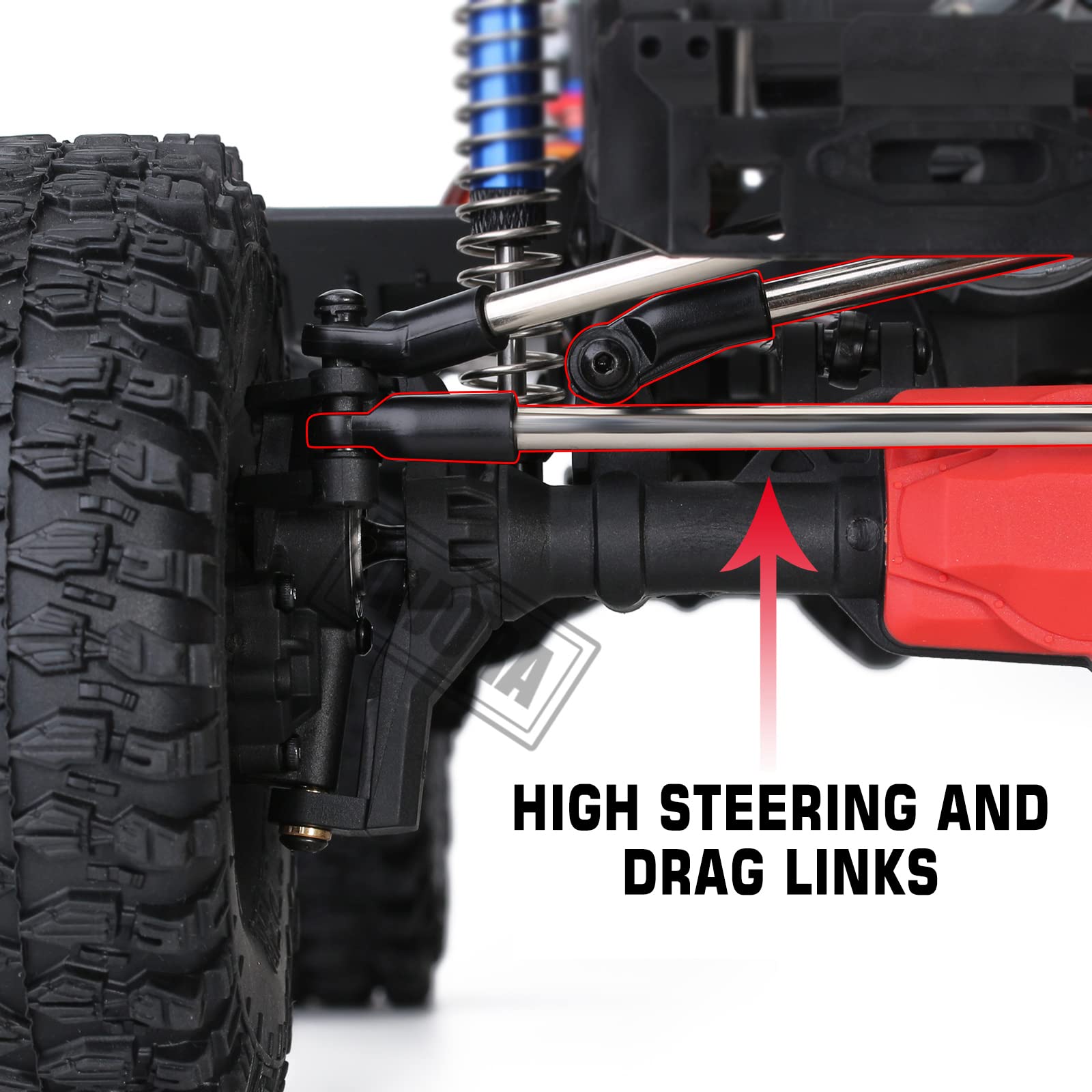 INJORA RC Full Axis Front Shaft Rear Gate Differential Lock Remote Parts  Upgrade for 1:10 RC Crawler Auto TRX-4 Sports G500 : Amazon.com.be: Toys