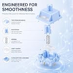 GATERON Sea Salt Smoothie Linear Keyboard Switch, Full POM RGB, Pre-lubed, for MX Mechanical Keyboard (35)