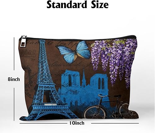 Miniatura 10 de Cafl Bolsa de maquillaje para viajes, artículos esenciales para organizar joyas, bolsa de cosméticos para el cuidado de la piel, neceser con