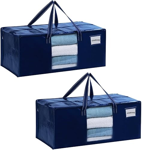 VENO Paquete de 2 bolsas de mudanza extra grandes para mudanzas universitarias, bolsas de almacenamiento de alta resistencia, cajas de embalaje y