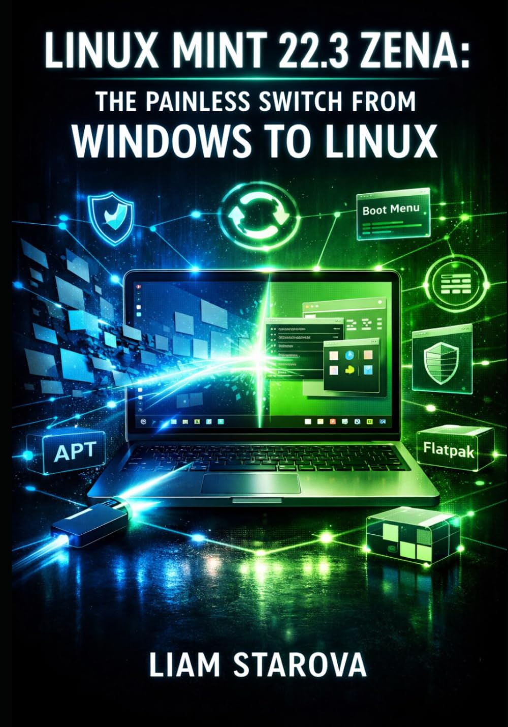 LINUX MINT 22.3 ZENA: THE PAINLESS SWITCH FROM WINDOWS TO LINUX: Install Cinnamon 6.6, Configure Wayland, Manage Software with Flatpak and APT, and Master the Linux Terminal