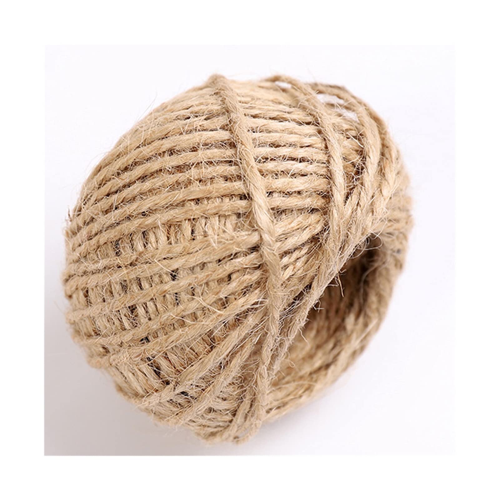 Spago naturale di iuta, Corda di canapa con spago iuta da 30 m/rotolo for l'imballaggio dei regali