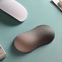 HEONAY Ergonomic Silicone Gel Mouse Wrist Rest Pad | Latest 2026 Launch | Heavy-Duty Non-Slip Sticky Base | Memory Foam Hand Support for Office & Gaming | Energic Colors (Gradient Grey) gallery image