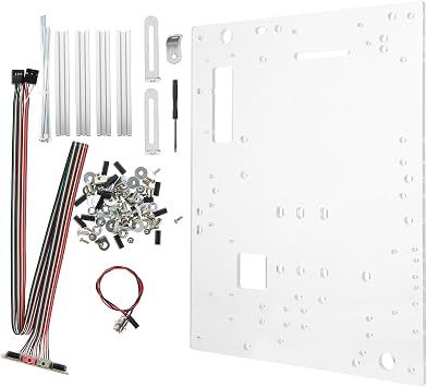 SEWACC Open Air Computer Case Bracket with USB Panel for Mini and Micro ATX Motherboards, Small Open Frame PC Bench Case Stand for DIY Desktop Testing and Video Card Storage