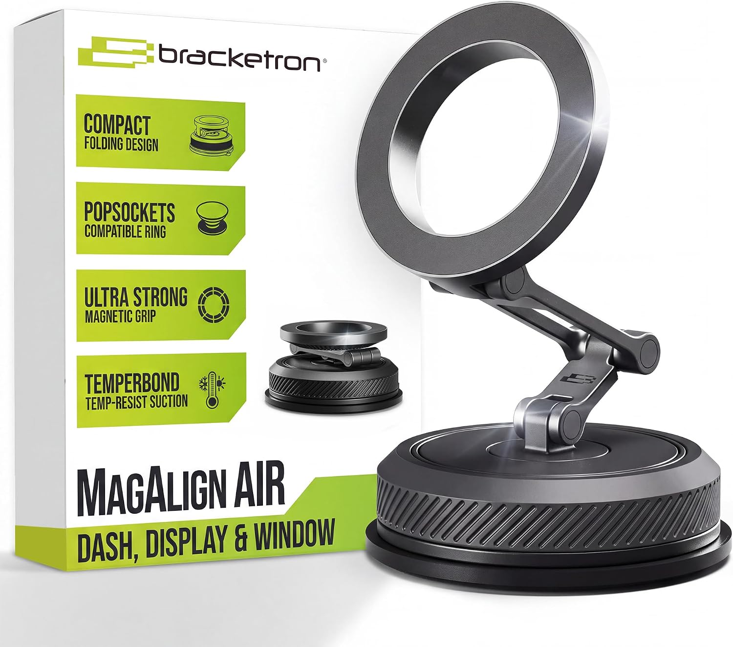 Bracketron MagAlign AIR ROTO MagSafe Car Phone Mount with 36
