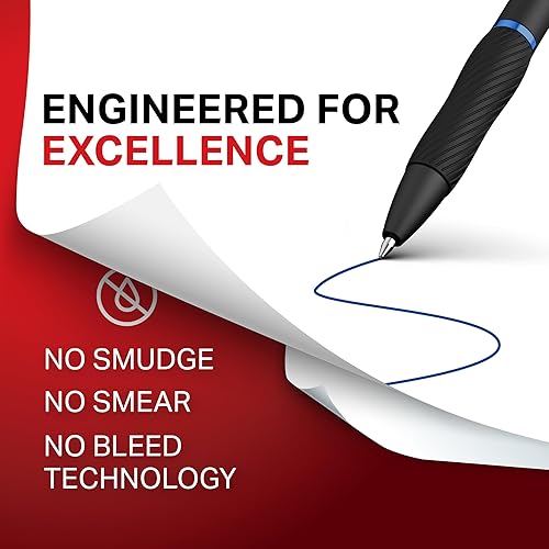 Vista 13 de S-Gel, bolígrafos de gel, punta negrita (0.039 in), bolígrafo de gel de tinta negra, 12 unidades, 1 paquete (12 unidades)