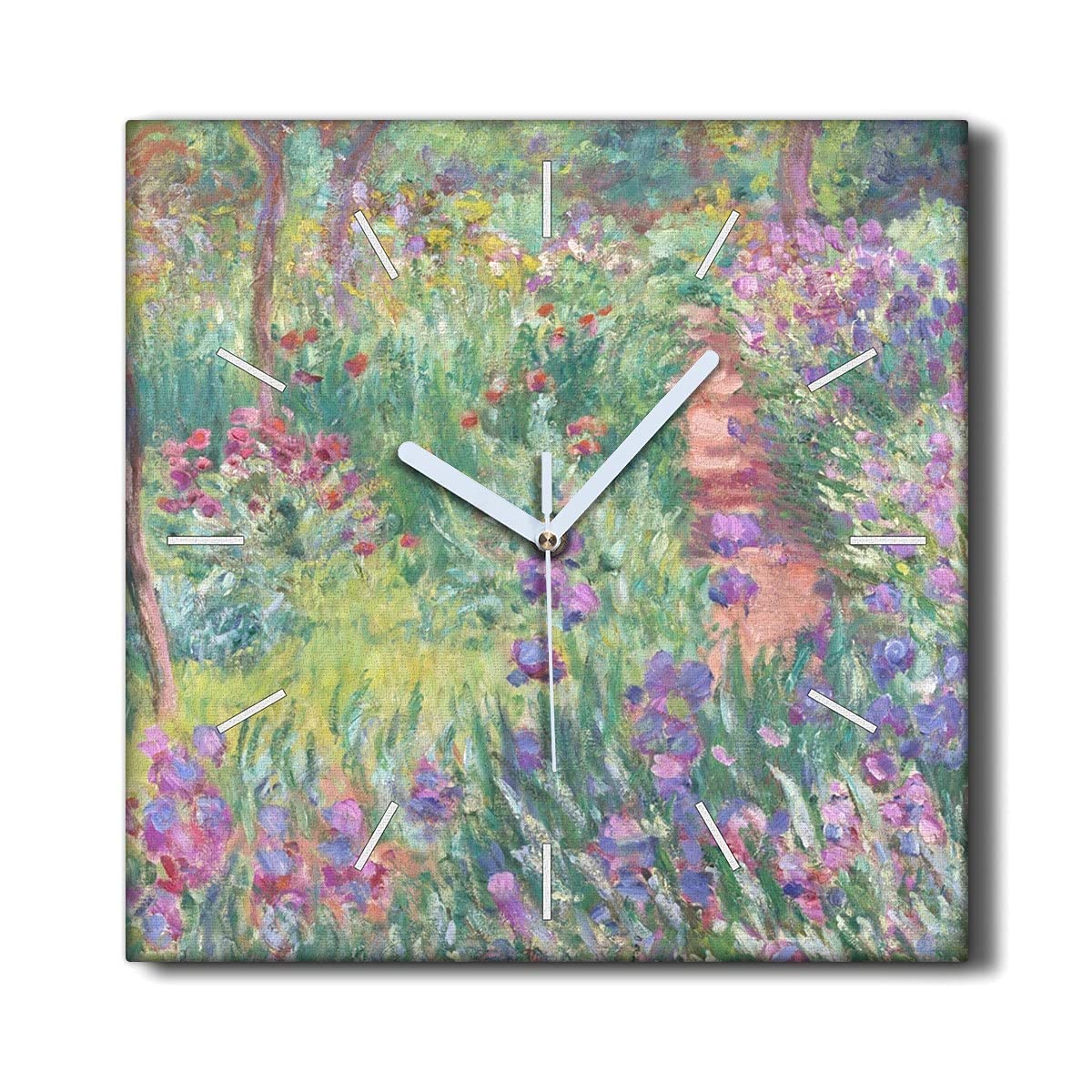 Toile Décoration Horloge Murale Monet Impression Haute Définition Salon Chic