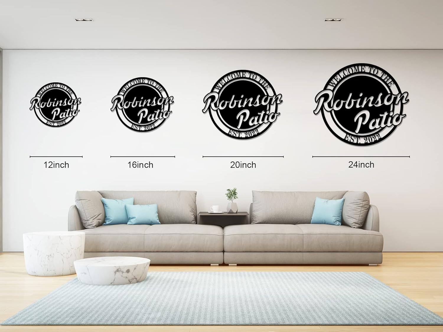 Personalized Patio Signs Outdoor Custom Pool Signs and Decor Outdoor Welcome to Our Backyard Bar And Grill Sign Wall Decor Backyard Metal Sign Personalized Outdoor Signs for Patio Housewarming Gift