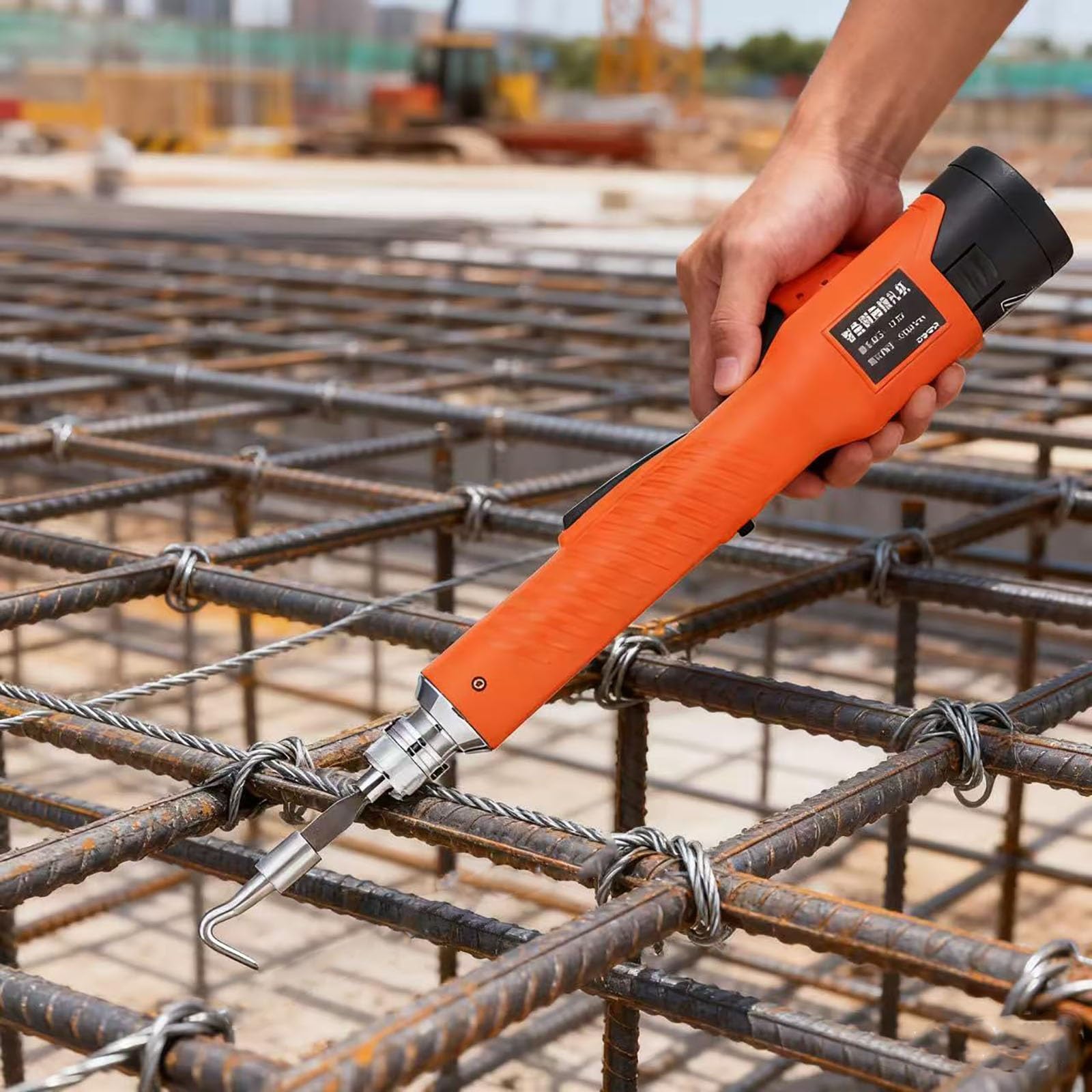 GYKOZY Handheld Electric Steel Bar Tying Fixing Machine,Automatic Rebar Tying Wire Twisting Machine,for Wire and Rebar Tying