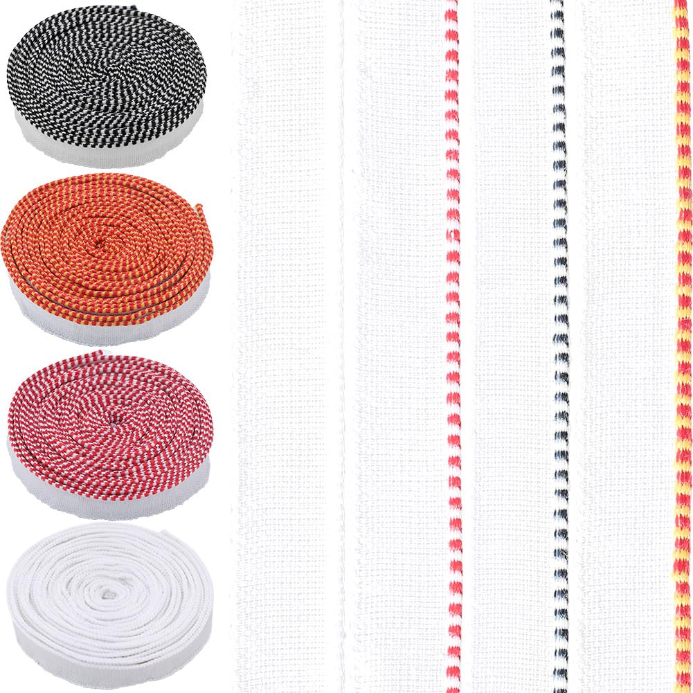 CRASPIRE 5m Book Binding Headbands Endbands Bookbinding Supplies Linen Bookbinding Tape Binding Book Tape Repair Archival Bookbinding Tape Cloth for Beginners Bookbinding Book Decor 4 Colors