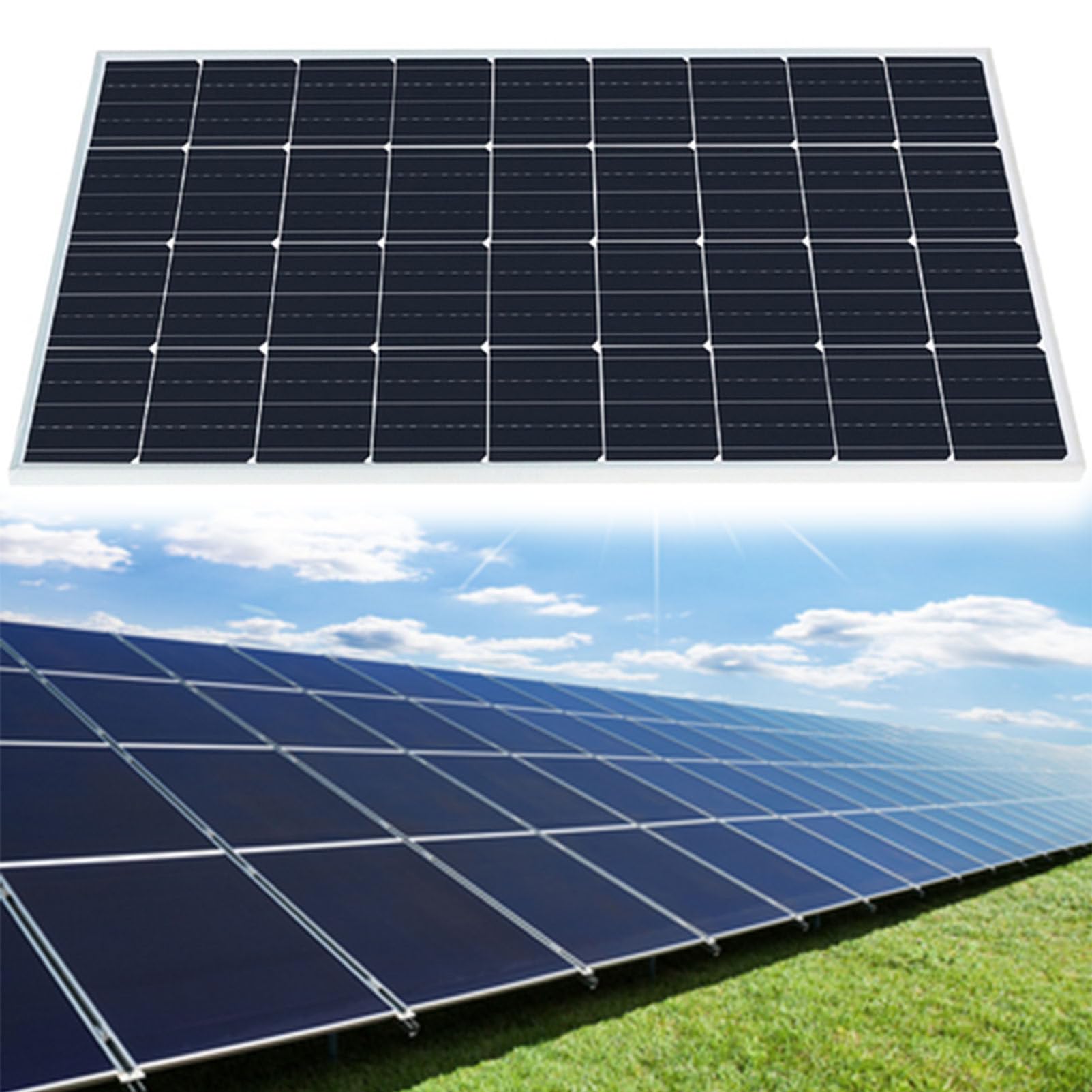 Kit Pannello Solare, Pannello Solare monocristallino da 200 W Kit Sistema Solare Flessibile 400 W 18 V Modulo fotovoltaico Batteria Controller 40 A Connettore fotovoltaico per casa