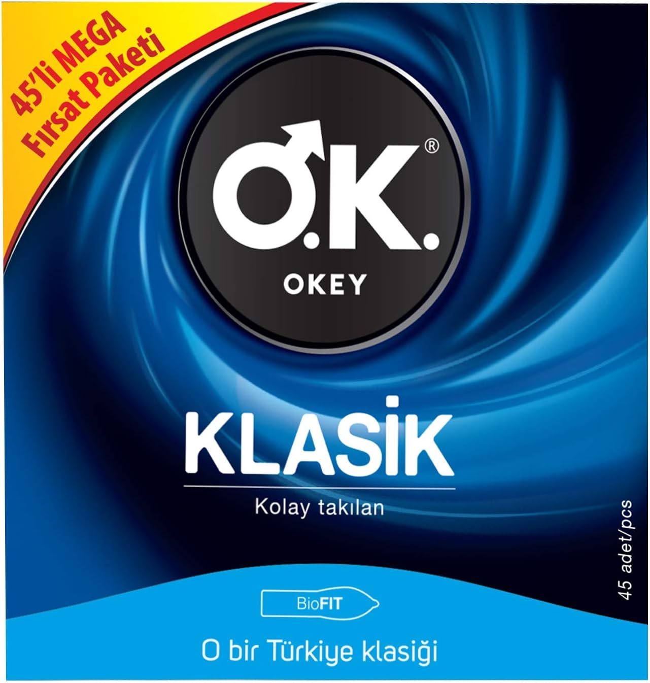 Okey Klasik 45'li Prezervatif