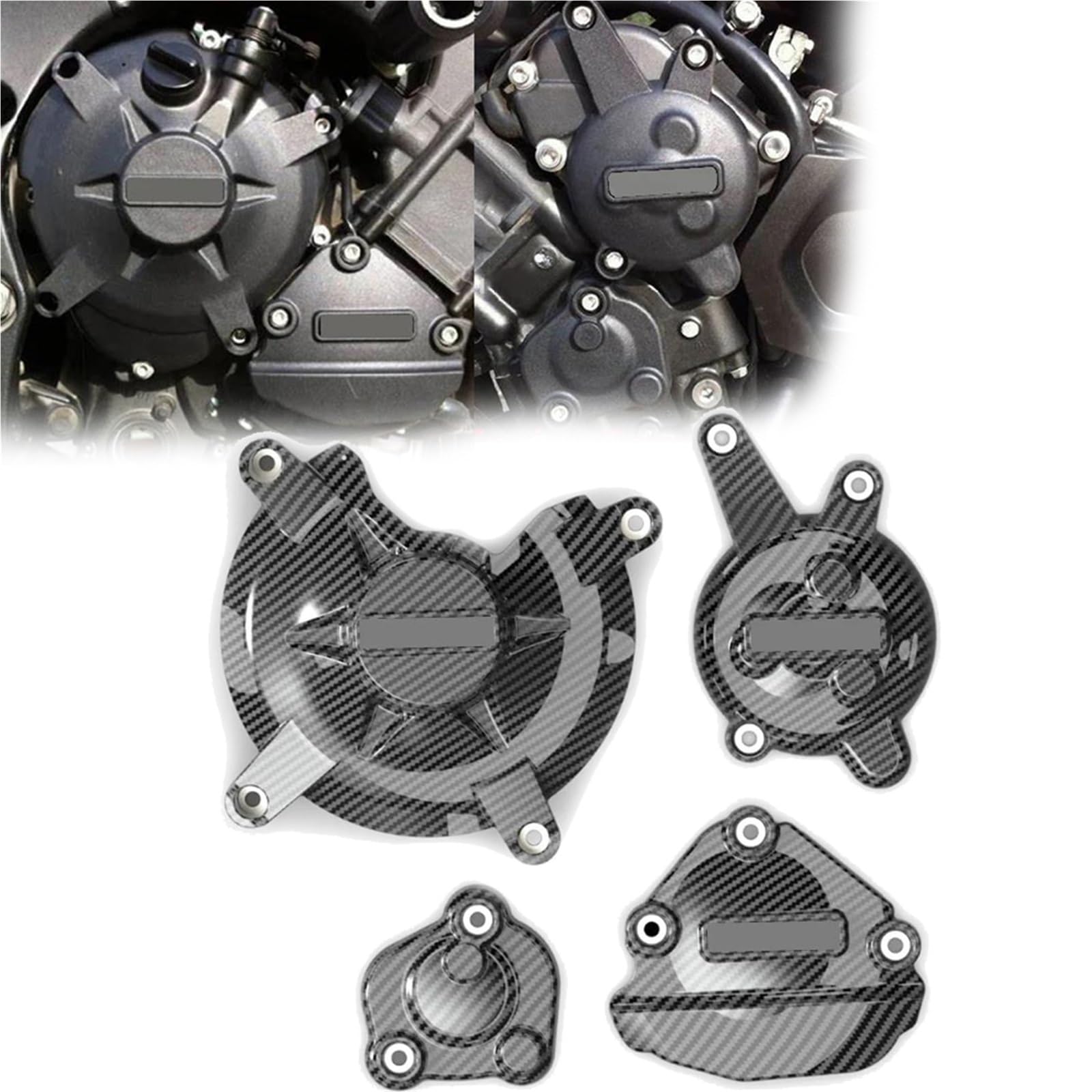 Caches de carter moteur pour FZ1 et FZ8 protections de rechange