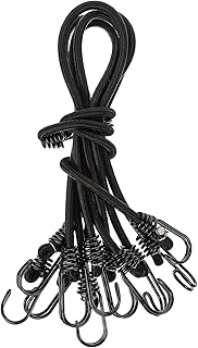 Uonlytech 6pcs Binding Rope Kayak Bungee Cord Kayak Wheels Bungee Rope Bike Bungee Cord Bike Wheel Stabilizer Strap Binding Belt Fastening Belt Binding Device Bungee Cord for Luggage Trailer