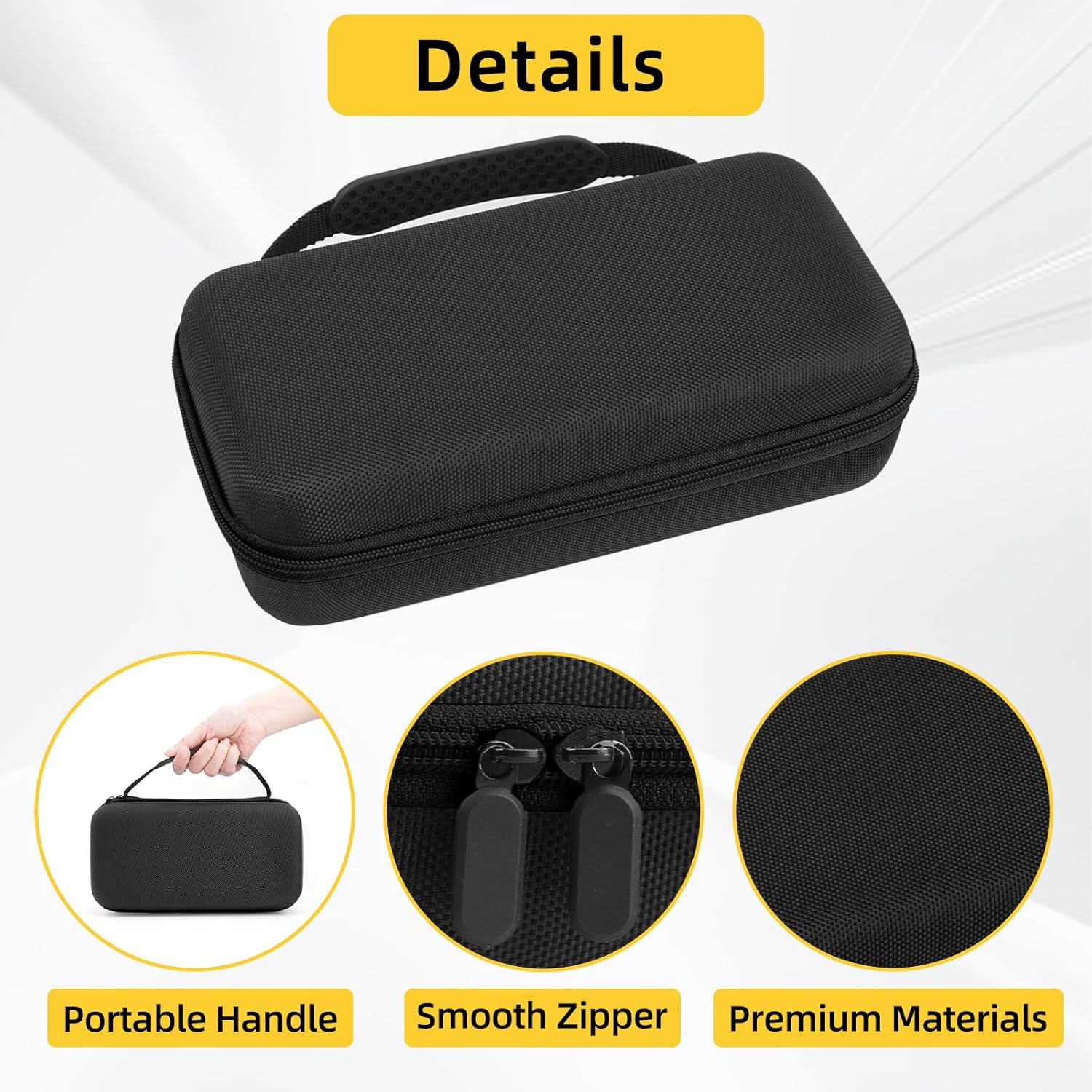 Carrying Case for Fluke 789/ 787B/ 787/287/ 289/1587 FC/ 87-V/ 87V Max/ 88V/ 15B+/ 17B+/ 1507/3000 FC Multimeter Testers and Accessories, Multimeter Storage Bag Organizer Box (Case Only)