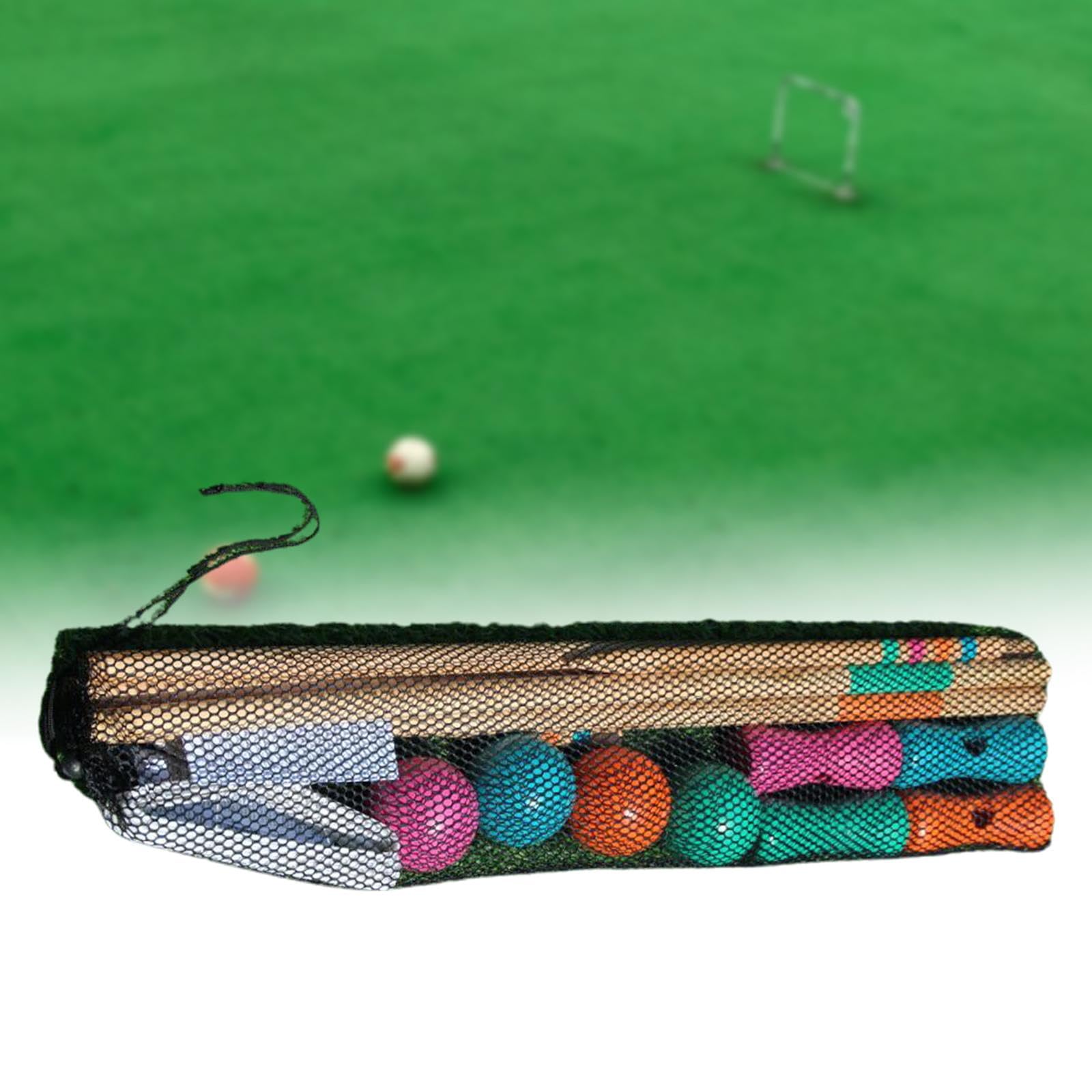 Lawn Croquet Game Set Croquet Set for 4 Players for Teens Adults Courtyard