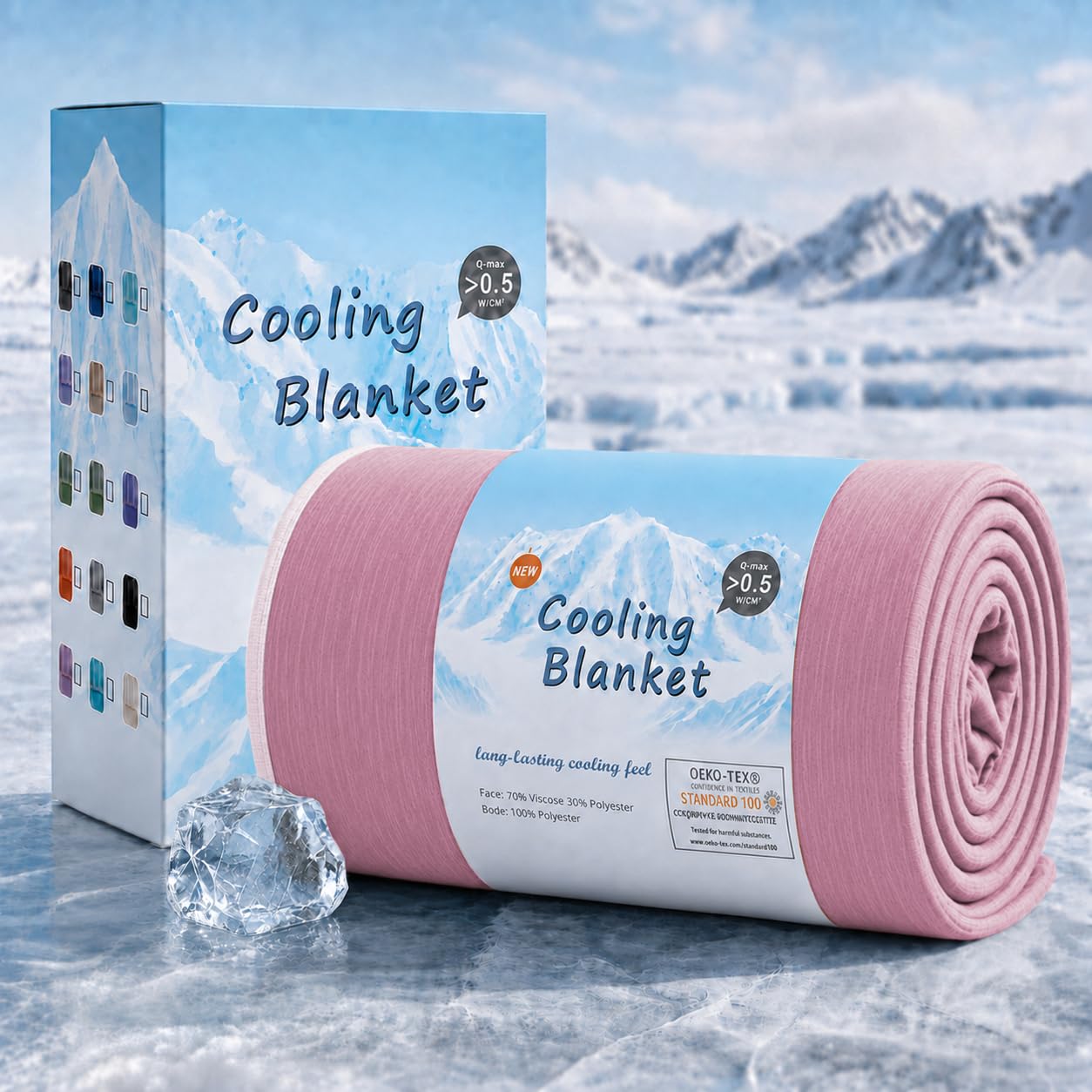 Photo 1 of Topcee Cooling Blanket - Queen Size (90"x90")