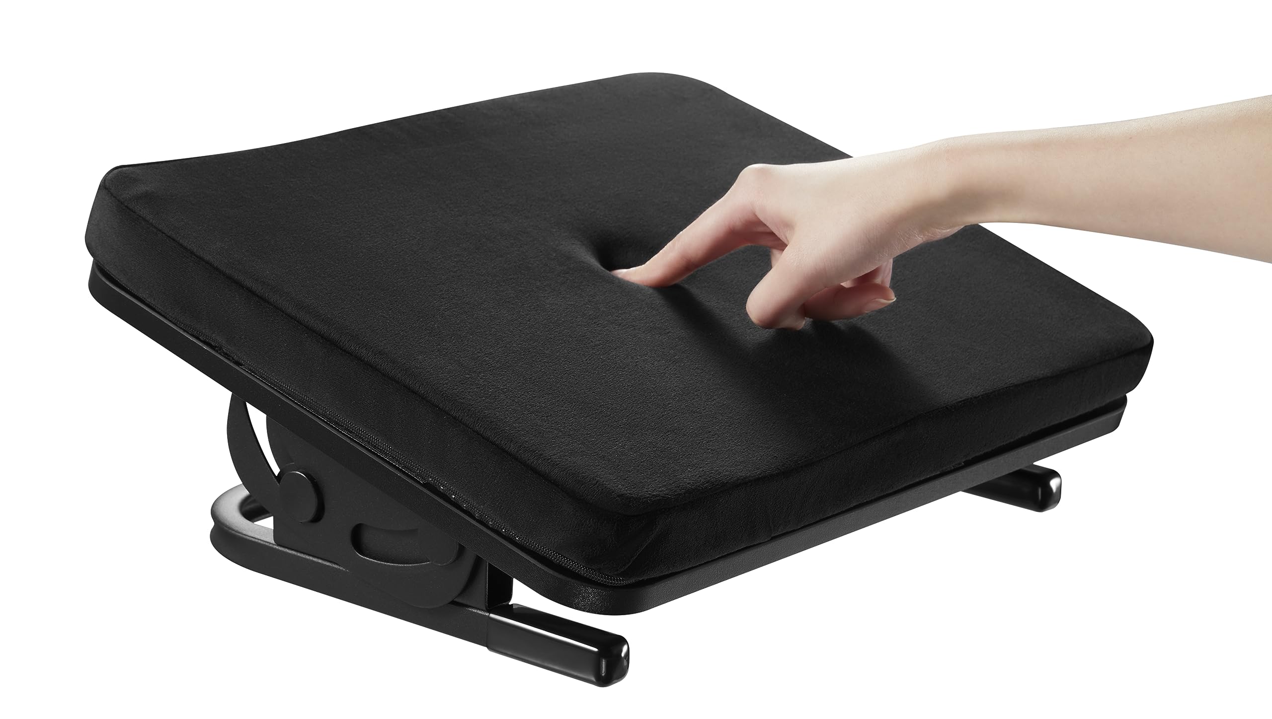 REKT – Repose-pieds SOFT STEP – Repose-pieds ergonomique en velours doux – Confort bureau et gaming