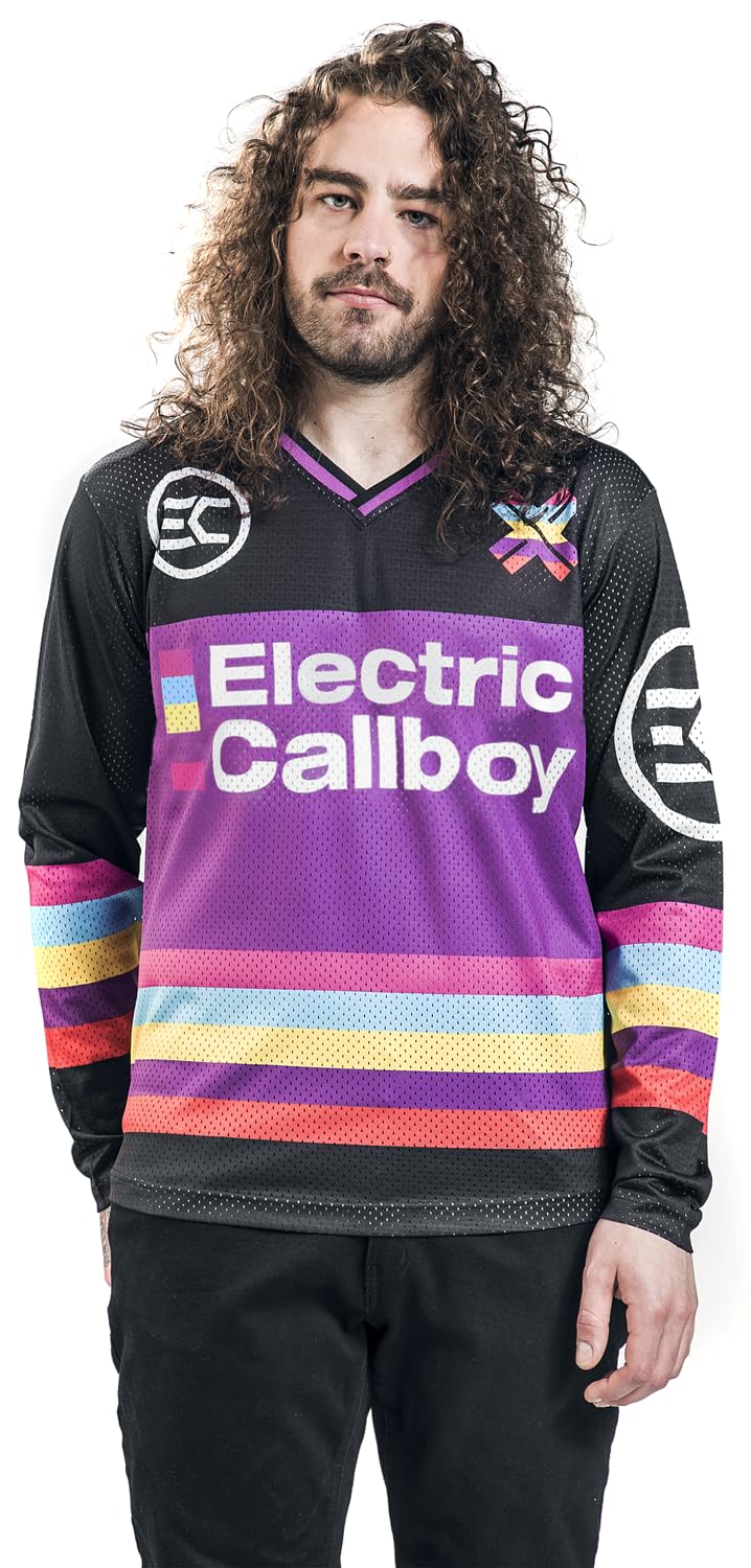 Electric Callboy Pump It Hombre Jersey multicolor 100% poliéster Ancho