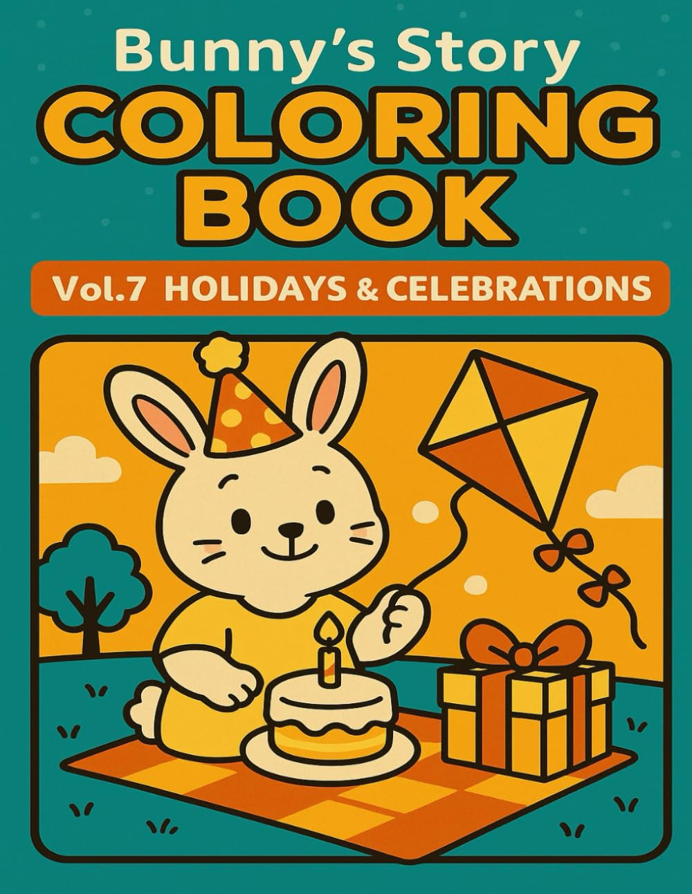 Bunny’s Story Coloring Book Vol.7: Holidays & Celebrations: Festive Holiday Coloring Pages for Kids Ages 4–8