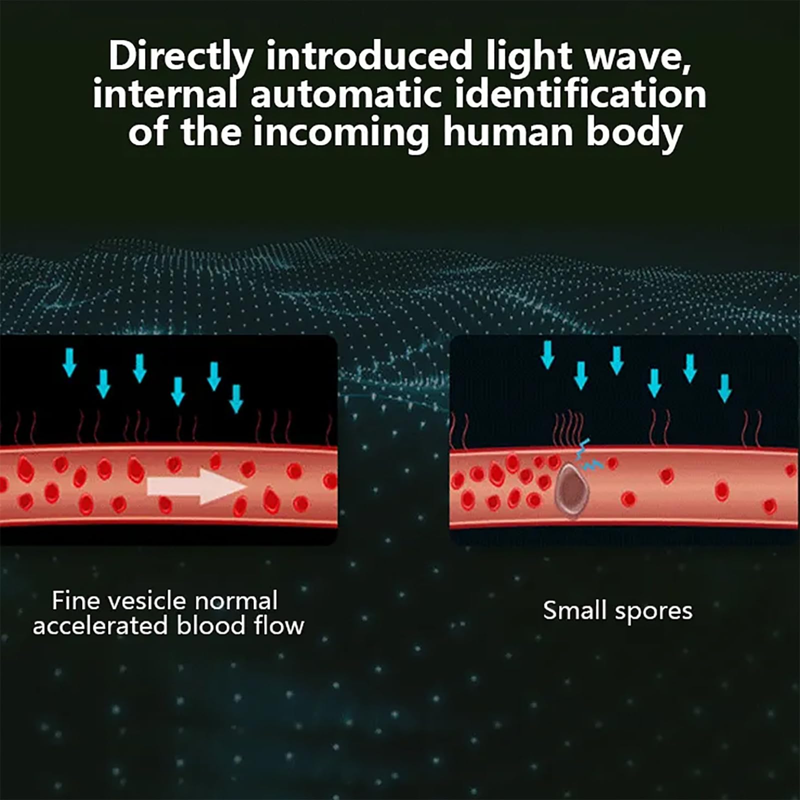 Terahertz, dispositivo per fisioterapia, velocità del vento regolabile, penetrazione profonda per alleviare il dolore in individui poco sani