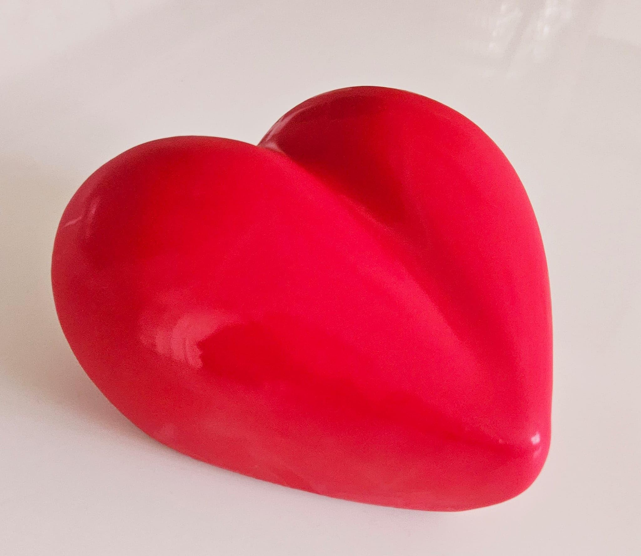 Royal Rapture Urn for Ashes Funeral Cremation Memorial Keepsake Heart Love Urns decorative Alloy (Red, 5") RHM01-10