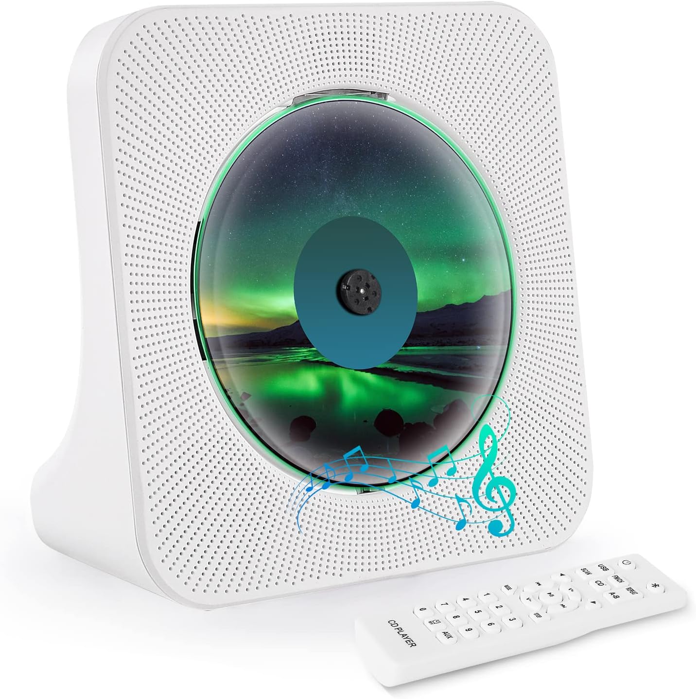 CD Player Tragbar, Bluetooth CD Player Klein Lautsprecher/USBLesegerät